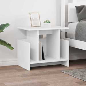 Televizní stojan 2 pcs Bílá 50 x 35 x 45 cm kompozitní dřevo - obrázek 5