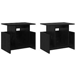 Televizní stojan 2 pcs Černý dub 50 x 35 x 45 cm - obrázek 2