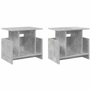 Televizní stojan 2 pcs Betonově šedá 50 x 35 x 45 cm - obrázek 2