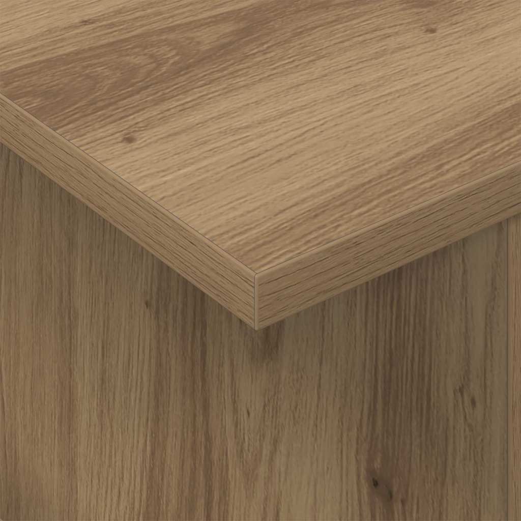 TV stojalo Umetni hrast 50 x 35 x 45 cm Konstruiran les - slika 8