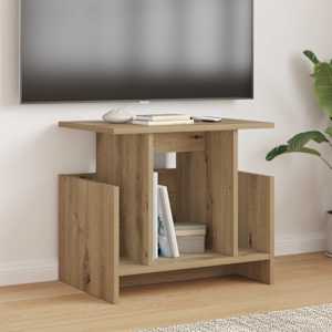 TV stojalo 2 pcs Umetni hrast 50 x 35 x 45 cm Konstruiran les