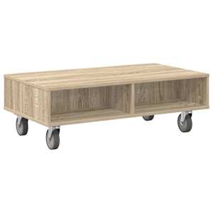 Stolek s koly Sonoma dub 90 x 50 x 30 cm kompozitní dřevo - obrázek 7