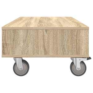 Stolek s koly Sonoma dub 90 x 50 x 30 cm kompozitní dřevo - obrázek 6