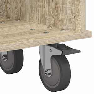 Televizní stojan Sonoma dub 100 x 35 x 35 cm kompozitní dřevo - obrázek 9