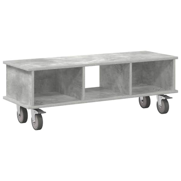 vidaXL Telerialus 100 x 35 x 35 cm Betoonhall Tehispuit