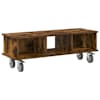 vidaXL Telerialus 100 x 35 x 35 cm Suitsetatud tamm Tehispuit
