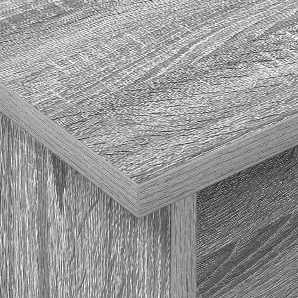 TV stojalo Siva Sonoma 100 x 35 x 35 cm Konstruiran les - slika 8