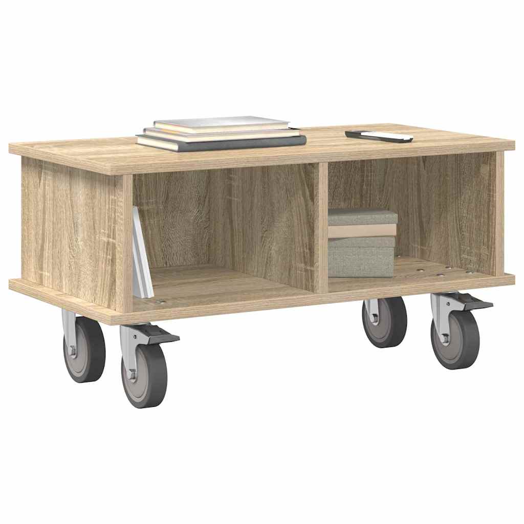 vidaXL TV-standaard Sonoma Eiken 68,5 x 35 x 35 cm Bewerkt hout