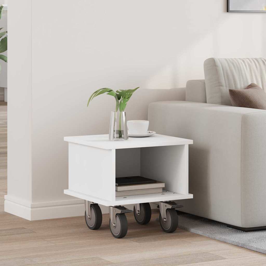 vidaXL TV-Ständer Weiß 37 x 35 x 35 cm Holzwerkstoff