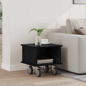 TV stojalo Črna Orehovina 37 x 35 x 35 cm Konstruiran les