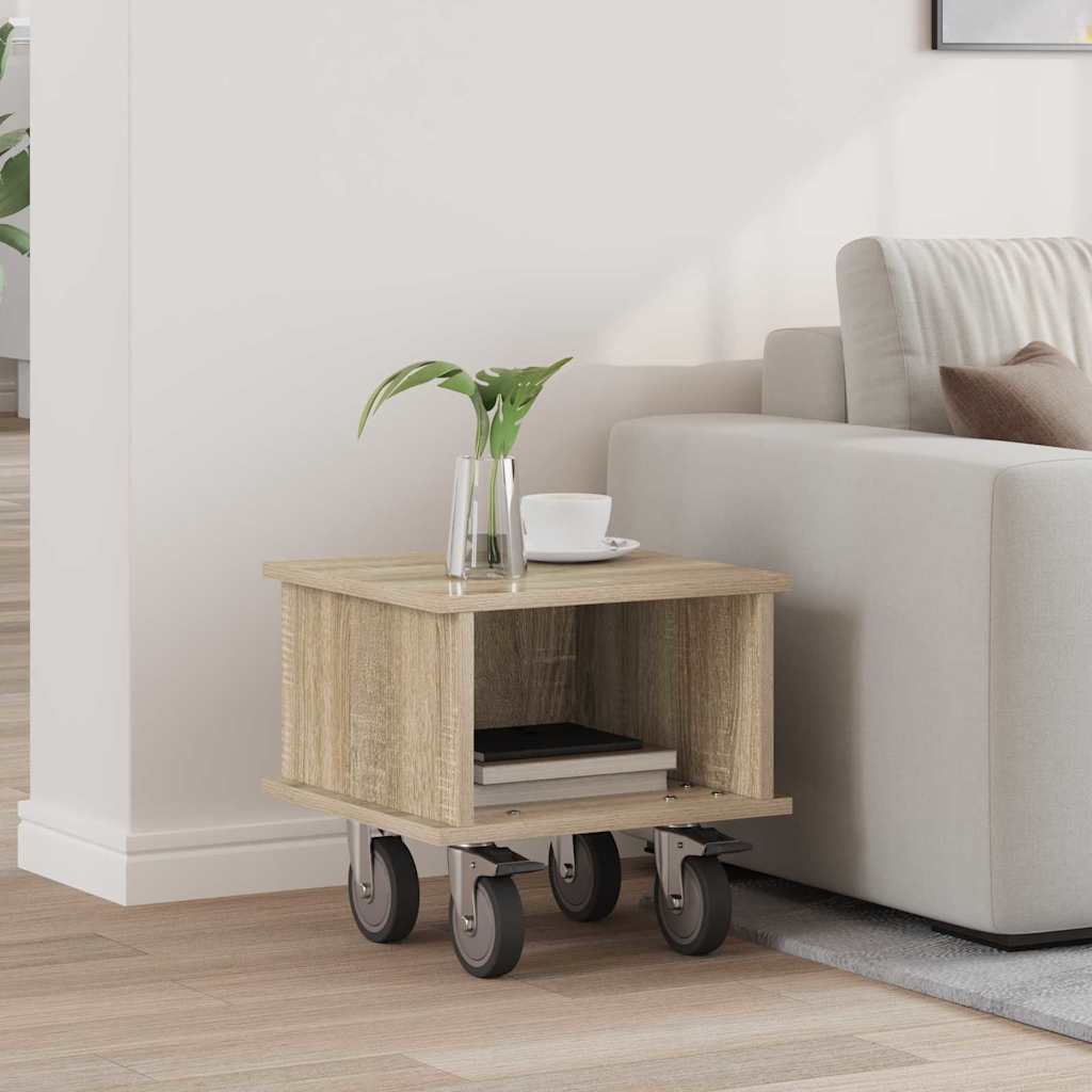 vidaXL TV-Ständer Sonoma-Eiche 37 x 35 x 35 cm Holzwerkstoff