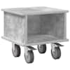 vidaXL Telerialus 37 x 35 x 35 cm Betoonhall Tehispuit