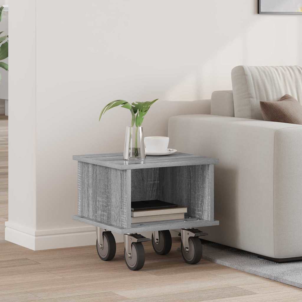 vidaXL Support TV Gri Sonoma 37 x 35 x 35 cm Lemn compozit