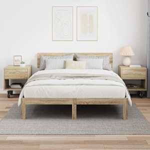 Noční stolek 2 pcs Sonoma dub 40,5 x 40 x 48 cm - obrázek 4