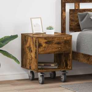 Nočna omarica 2 pcs Dimljeni oreh 40,5 x 40 x 48 cm