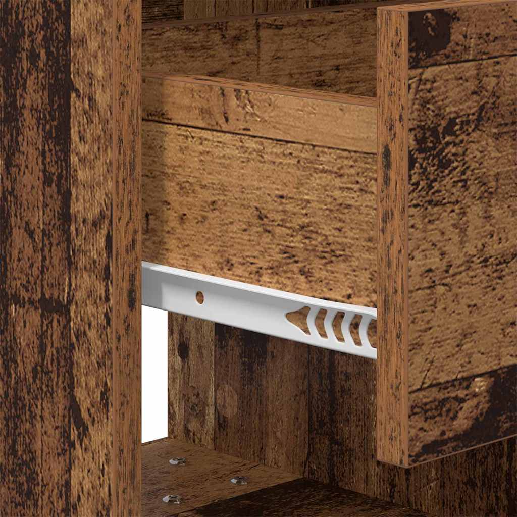 Нощно шкафче Старо дърво 40,5 x 40 x 48 см Инженерно дърво - Image 11