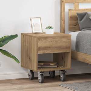 Nočna omarica 2 pcs Umetni hrast 40,5 x 40 x 48 cm