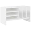 vidaXL Plaadikapp Valge 78.5 x 35 x 45 cm Tehispuit