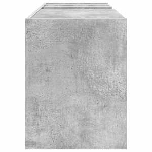 Skříň na gramofonové desky Betonově šedá 78.5 x 35 x 45 cm - obrázek 6