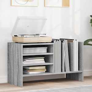 Omara za plošče Siva Sonoma 78,5 x 35 x 45 cm Konstruiran les