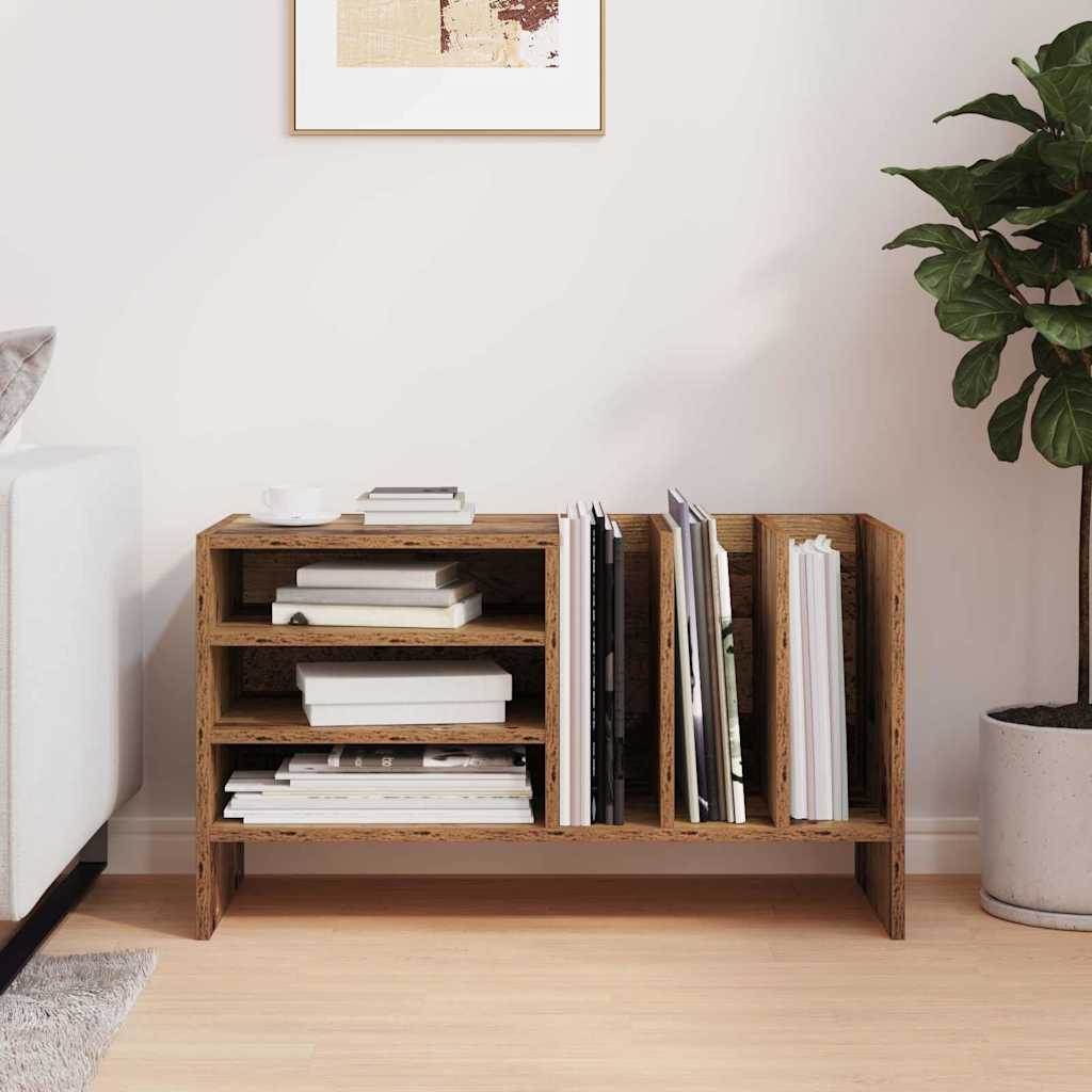 Omara za plošče Star les 78,5 x 35 x 45 cm Konstruiran les - slika 4