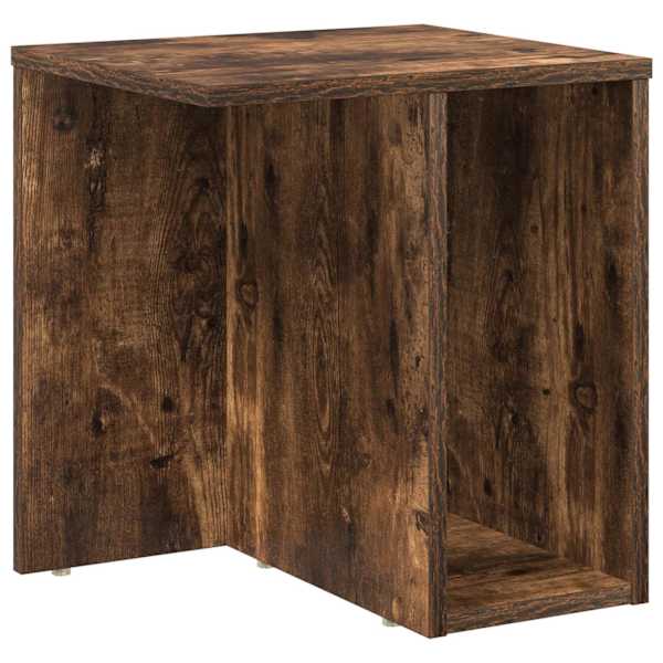 vidaXL Otsalaud Suitsetatud tamm 37 x 32 x 40 cm Tehispuit