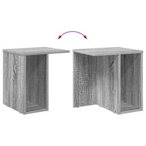 Odkládací stolek 2 pcs Šedá Sonoma 37 x 32 x 40 cm - obrázek 11