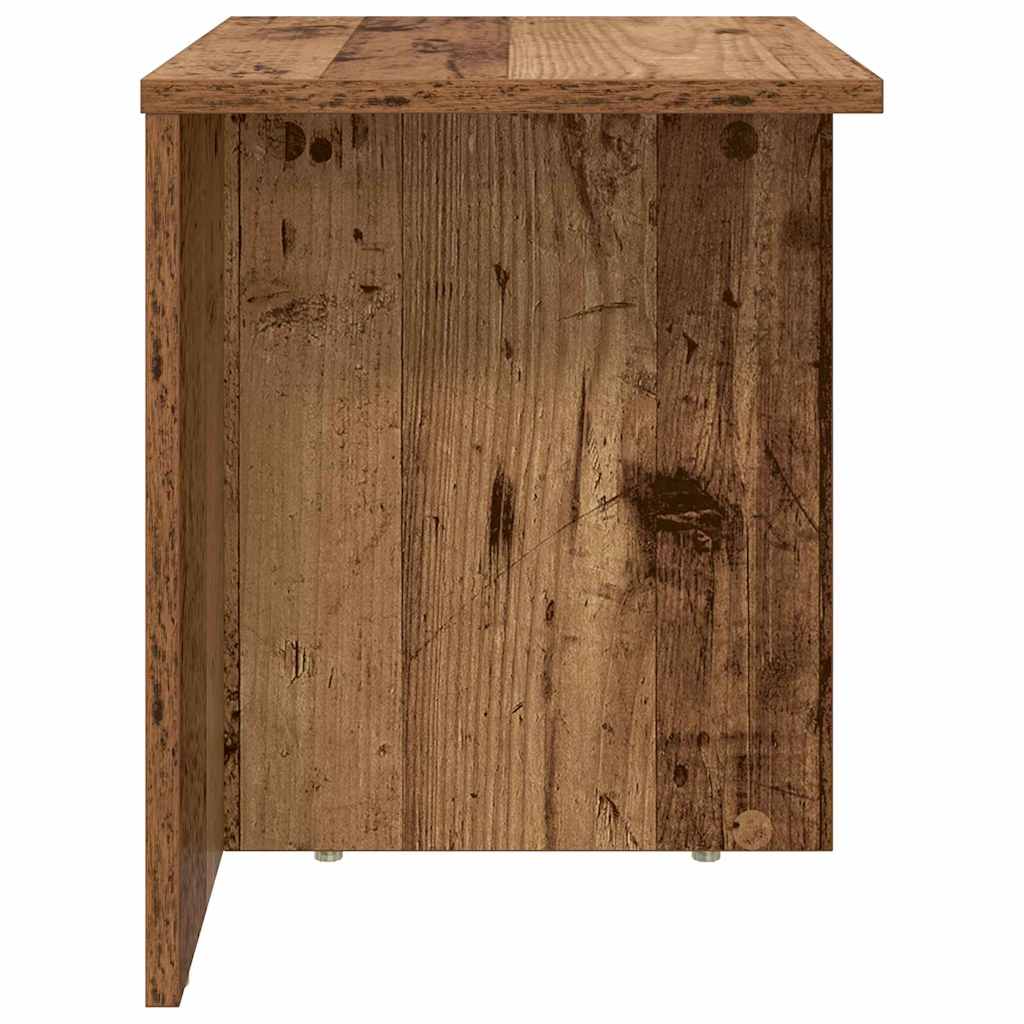 Bijzettafel 2 pcs Oudhout 37 x 32 x 40 cm Bewerkt hout | luizaXL | Dé meubelwinkel voor elk interieur Bijzettafel 2 pcs Oudhout 37 x 32 x 40 cm Bewerkt hout - Afbeelding 7