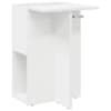 vidaXL Otsalaud Valge 35 x 40 x 55 cm Tehispuit