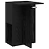 vidaXL Otsalaud Must tamm 35 x 40 x 55 cm Tehispuit