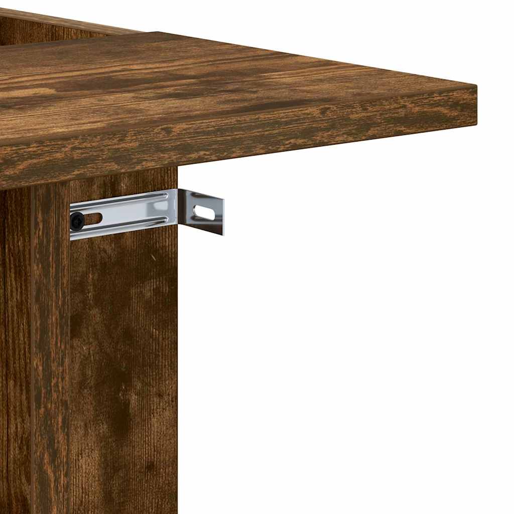 Stranska miza Dimljeni oreh 35 x 40 x 55 cm Konstruiran les - slika 8