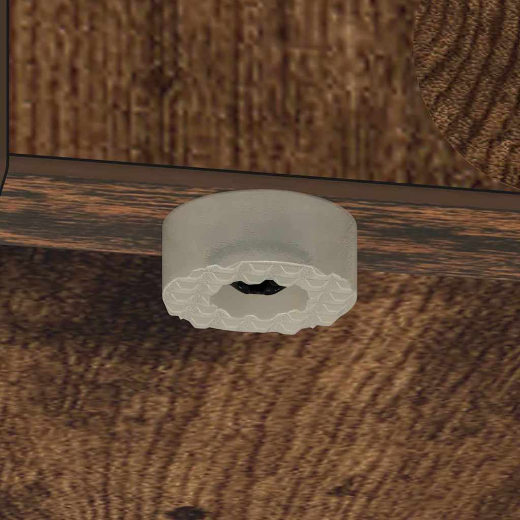 Stranska miza Dimljeni oreh 35 x 40 x 55 cm Konstruiran les - slika 9