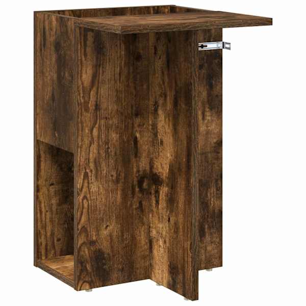 vidaXL Otsalaud Suitsetatud tamm 35 x 40 x 55 cm Tehispuit