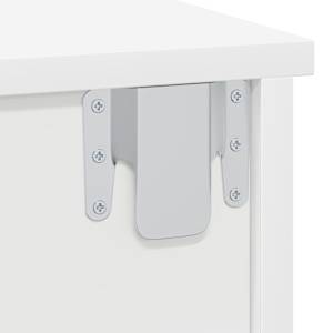 Noční stolek 2 pcs Bílá 40 x 31 x 15 cm kompozitní dřevo - obrázek 10