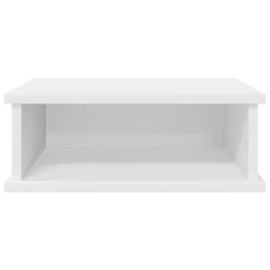Noční stolek 2 pcs Bílá 40 x 31 x 15 cm kompozitní dřevo - obrázek 6