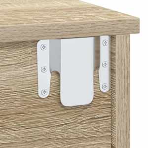 Noční stolek 2 pcs Sonoma dub 40 x 31 x 15 cm kompozitní dřevo - obrázek 10