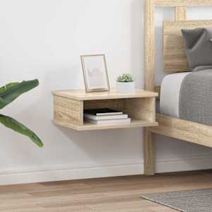 Noční stolek 2 pcs Sonoma dub 40 x 31 x 15 cm kompozitní dřevo - obrázek 1
