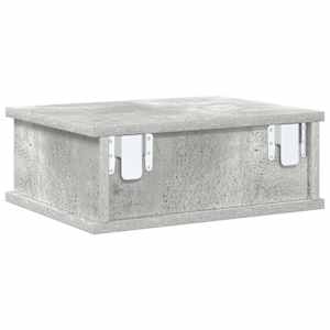 Noční stolek Betonově šedá 40 x 31 x 15 cm kompozitní dřevo - obrázek 7