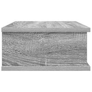 Noční stolek 2 pcs Šedá Sonoma 40 x 31 x 15 cm kompozitní dřevo - obrázek 7