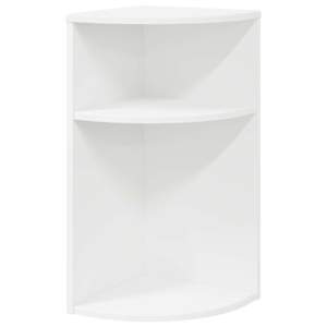 Odkládací stolek Bílá 29,6 x 29,6 x 60 cm kompozitní dřevo - obrázek 2