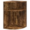 vidaXL Otsalaud Suitsetatud tamm 39,7 x 39,7 x 60 cm Tehispuit