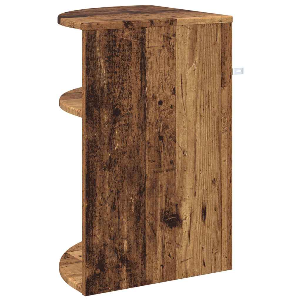 Крайна масичка Старо дърво 39,7 x 39,7 x 60 см Инженерно дърво - Image 7