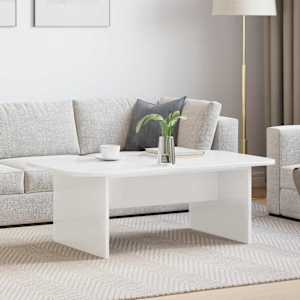 Klubska miza Bela 93 x 53 x 33 cm Konstruiran les