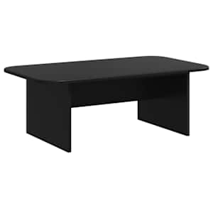 vidaXL Kohvilaud Must 93 x 53 x 33 cm Tehispuit