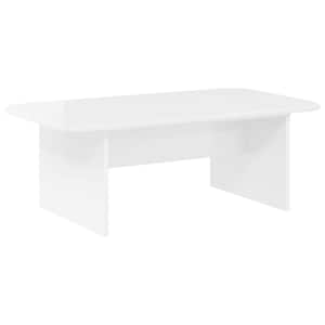 Konferenční stolek Vysoce lesklá bílá 93 x 53 x 33 cm - obrázek 2