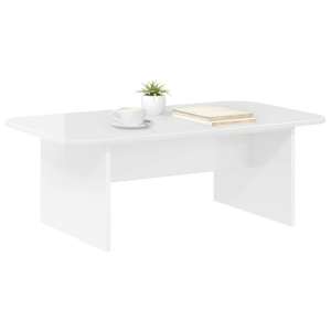 Konferenční stolek Vysoce lesklá bílá 93 x 53 x 33 cm - obrázek 3