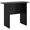vidaXL Konsoollaud Must 93 x 40 x 75 cm Tehispuit