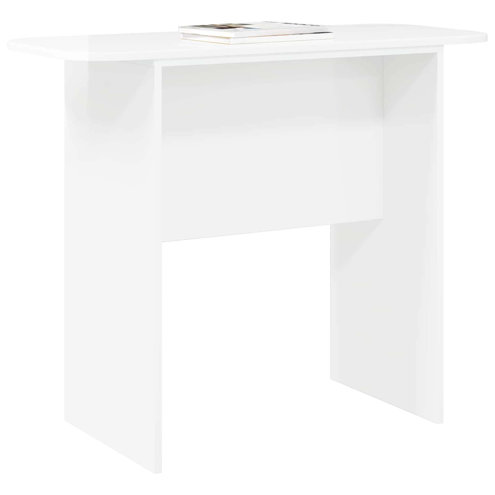 Konsolentisch Hochglanz Weiß 93 x 40 x 75 cm Holzwerkstoff – Ansicht 3