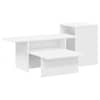 vidaXL Konsoollaud Valge 91,5 x 35 x 38,5 cm Tehispuit