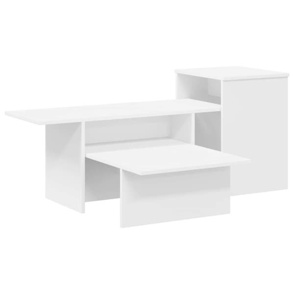 vidaXL Konsoollaud Valge 91,5 x 35 x 38,5 cm Tehispuit